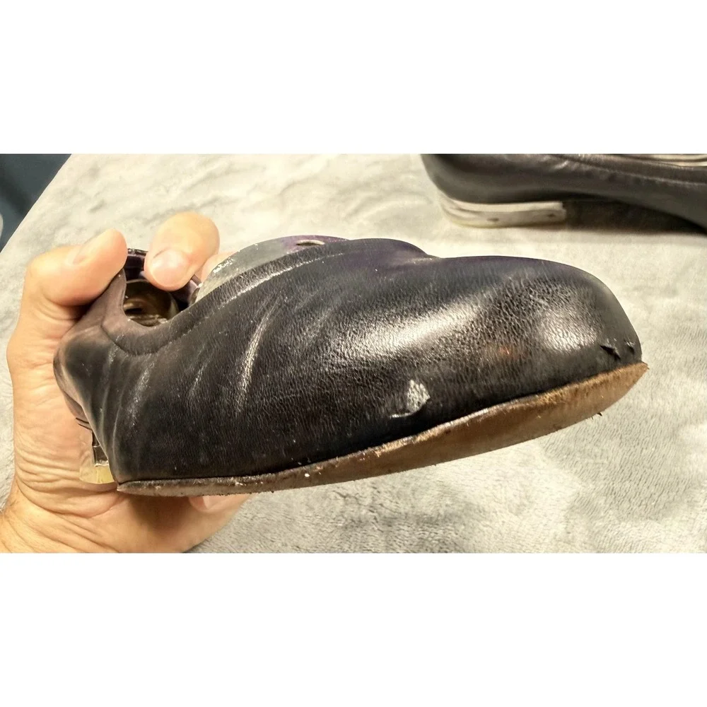 Vaneli Purple Collection Shoes Womens Size 9 Black Leather‎ Ballet Flats